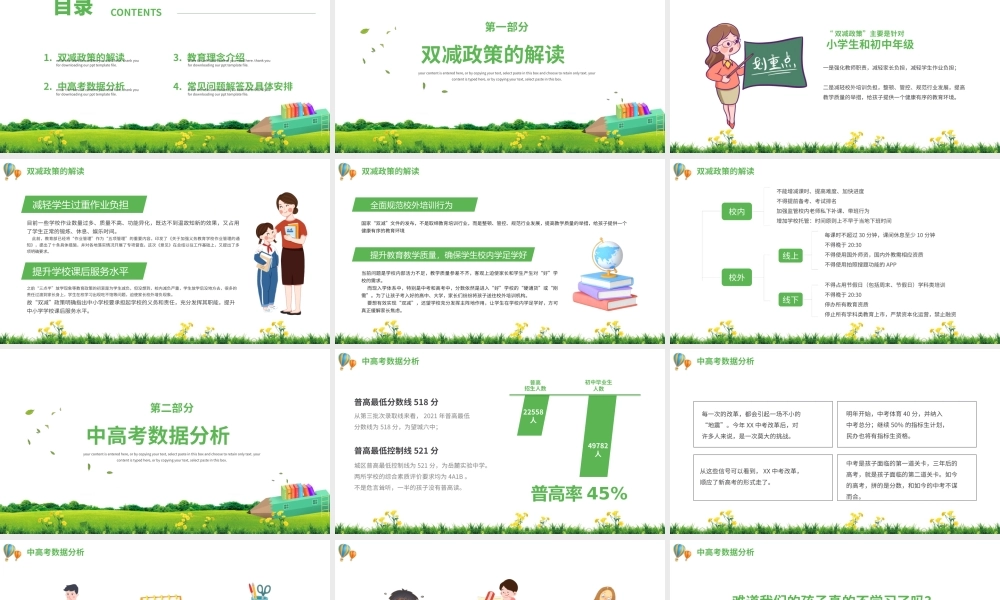 双减政策家长说明会-关于双减《意见》都讲了什么？.pptx