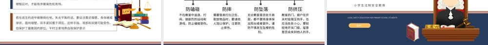 学会保护自己-小学生法制安全教育宣传主题班会课件模板-两版.pptx