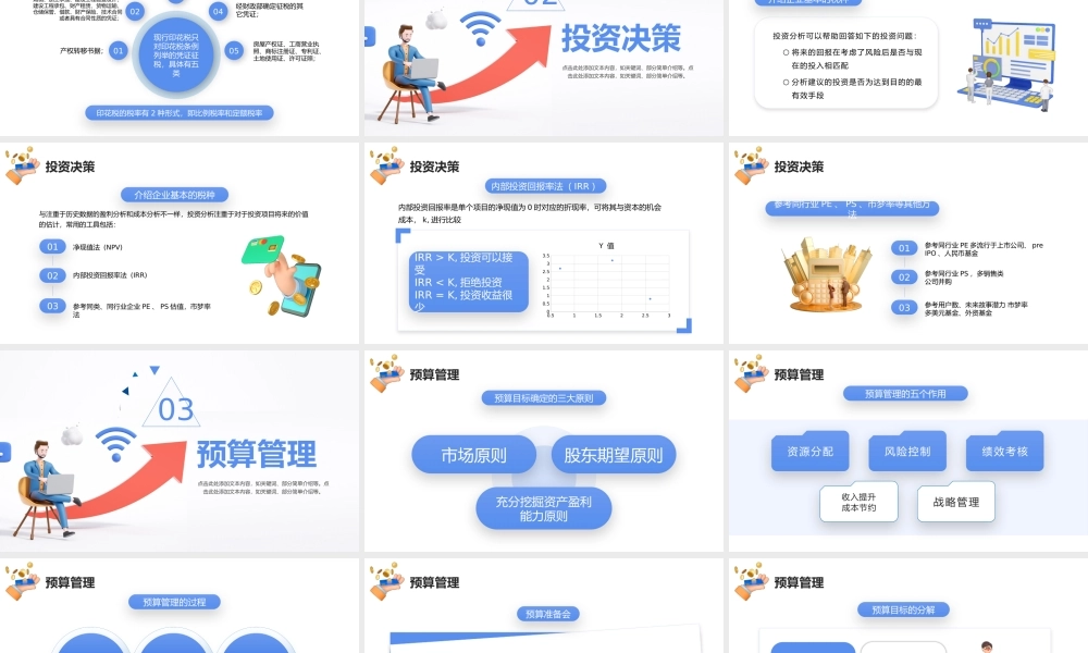 蓝色企业管理层基础财务知识培训PPT模板.pptx