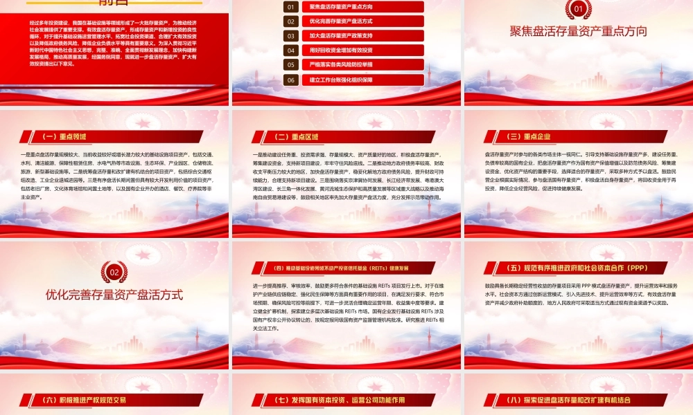 深入贯彻学习2022《关于进一步盘活存量资产扩大有效投资的意见》全文PPT课件（带内容）.ppt