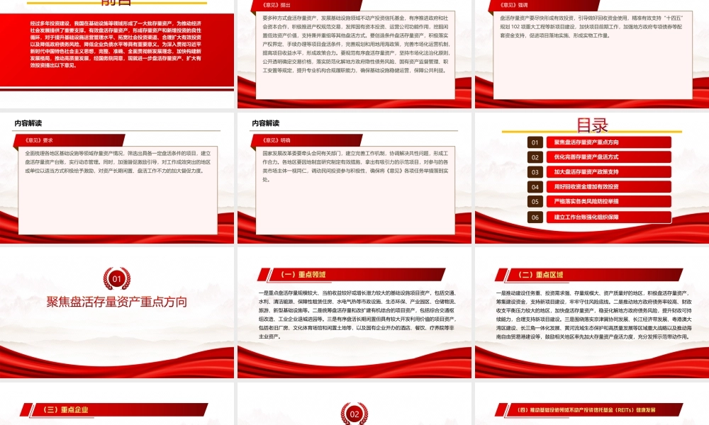 2022《关于进一步盘活存量资产扩大有效投资的意见》全文学习PPT课件（带内容）.ppt
