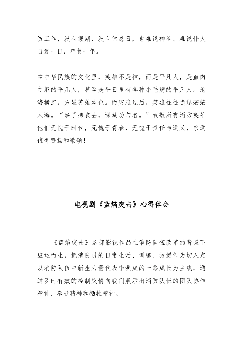 电视剧《蓝焰突击》心得体会2篇.docx_第3页