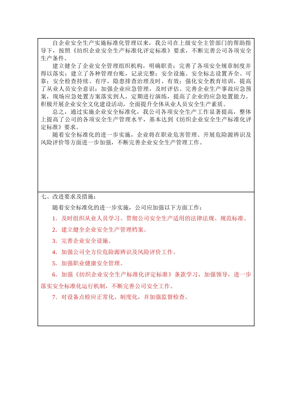 公司安全标准化自评报告.docx_第2页