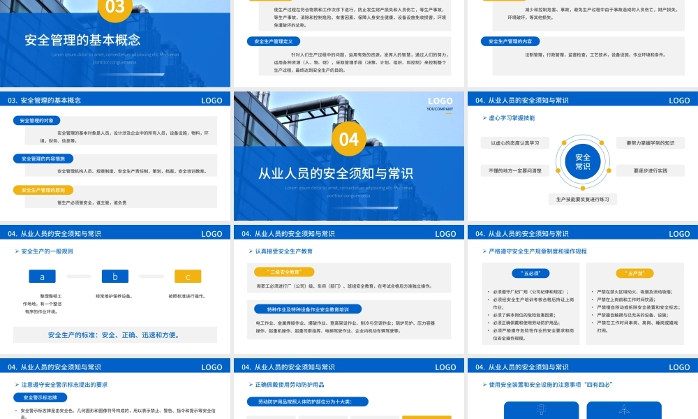 2022安全生产月员工安全生产培训PPT课件（带内容）.ppt