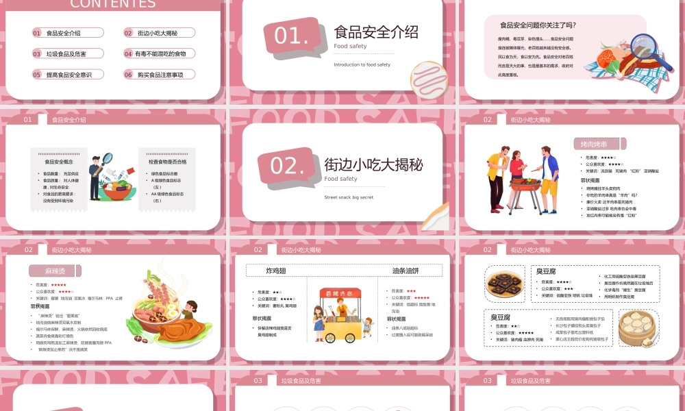 食品安全主题班会PPT课件（带内容）.ppt