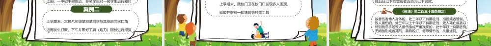 防止校园欺凌主题班会PPT拒绝校园暴力PPT课件（带内容）.ppt