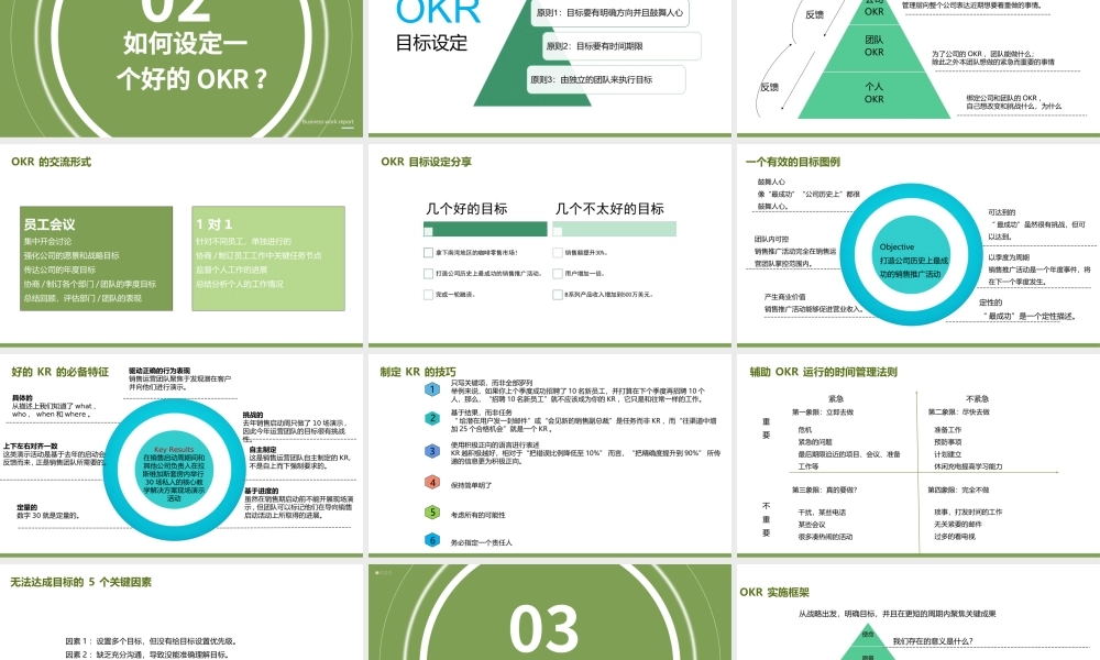 OKR工作法PPTOKR实施方法OKR实施流程PPT课件（带内容）.ppt