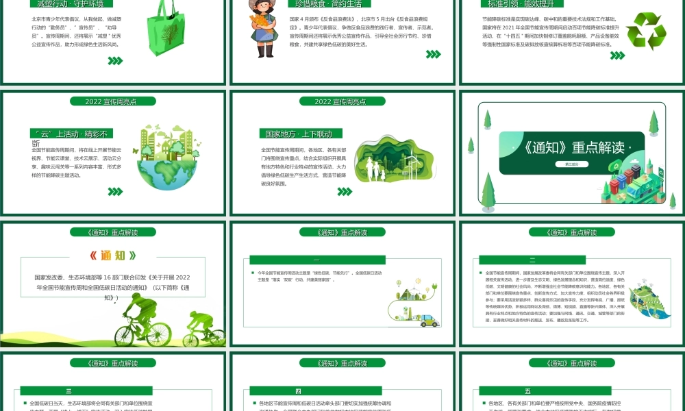 2022年全国节能宣传周PPT低碳节能先行落实双碳行动共建美丽家园节能主题培训PPT课件（带内容）.ppt