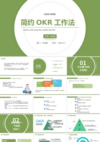 OKR工作法PPTOKR实施方法OKR实施流程PPT课件（带内容）.pptx