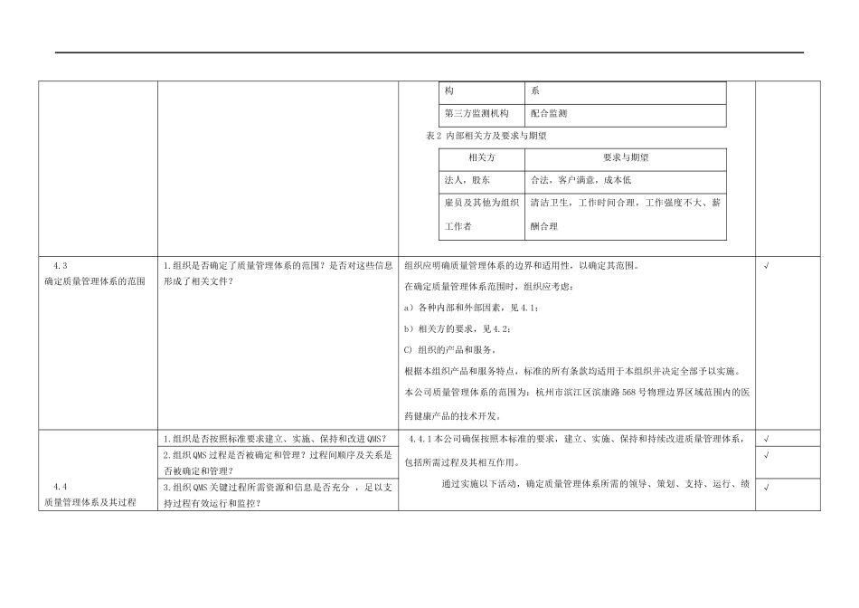 公司ISO9001版内审检查表.docx_第3页