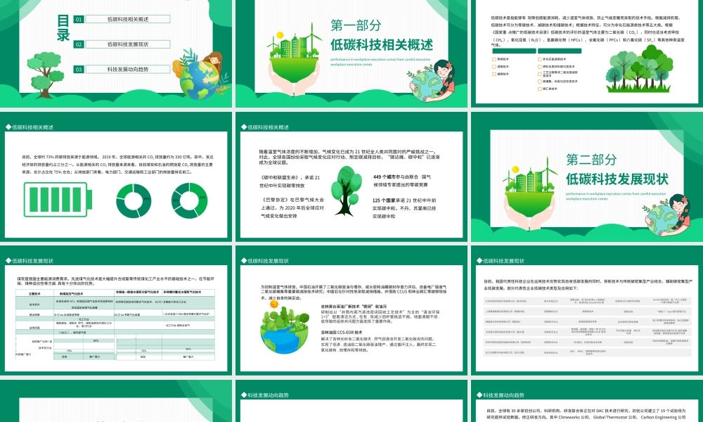 双碳目标下的绿色低碳科技发展现状与展望PPT双碳目标现状展望PPT课件（带内容）.ppt