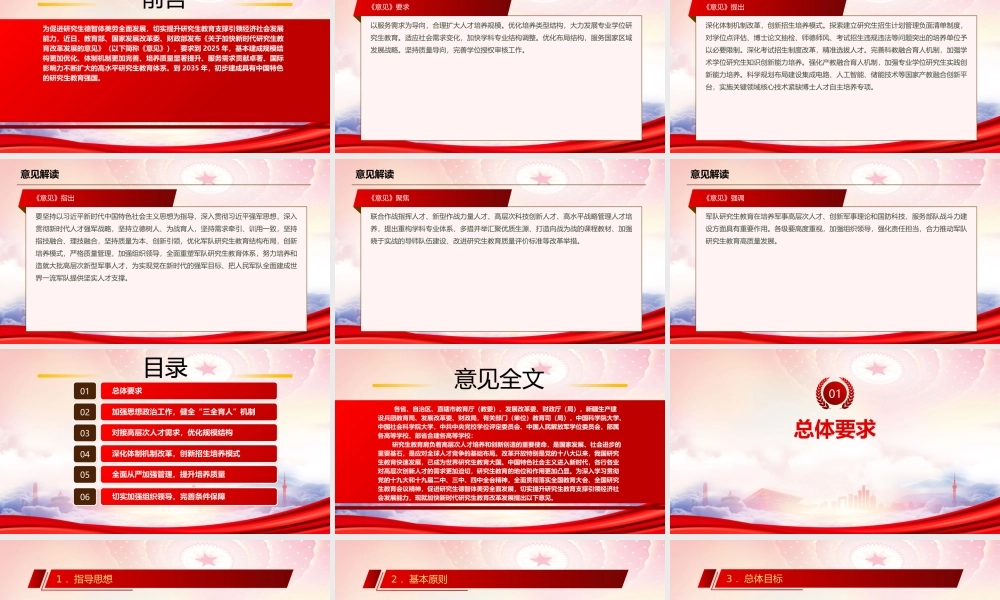 深入学习2022《关于加快新时代研究生教育改革发展的意见》全文PPT课件（带内容）.pptx