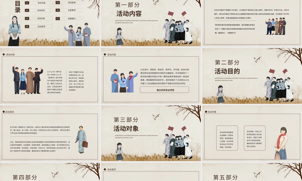 觉醒年代观影活动策划案动态PPT.pptx