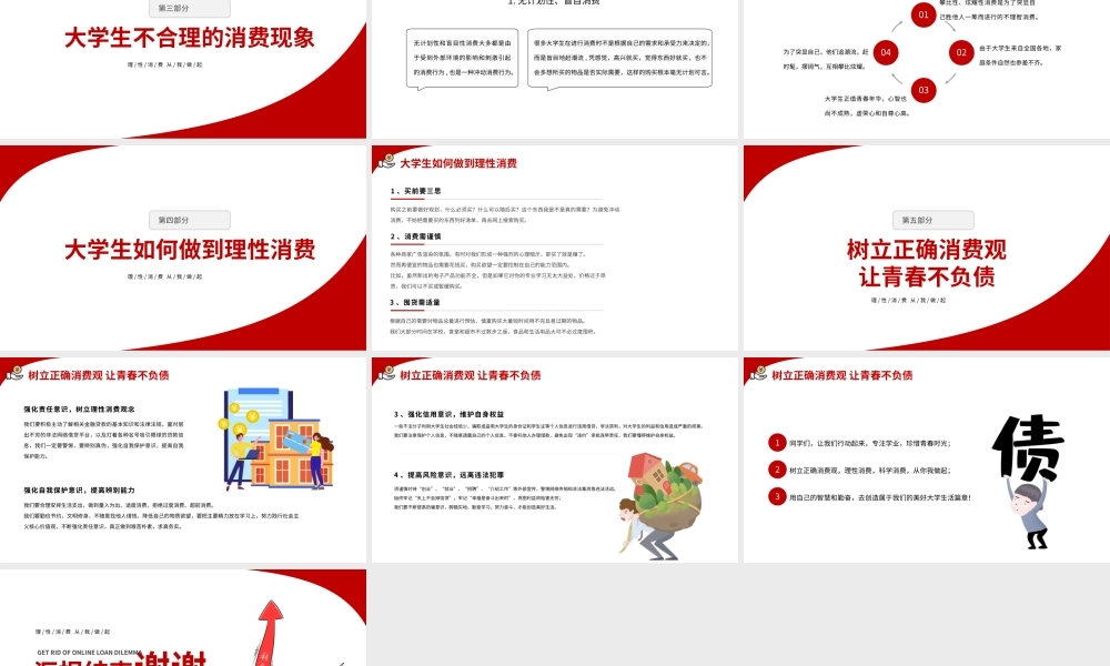 摆脱网贷困境个人金融知识培训PPT模板.pptx