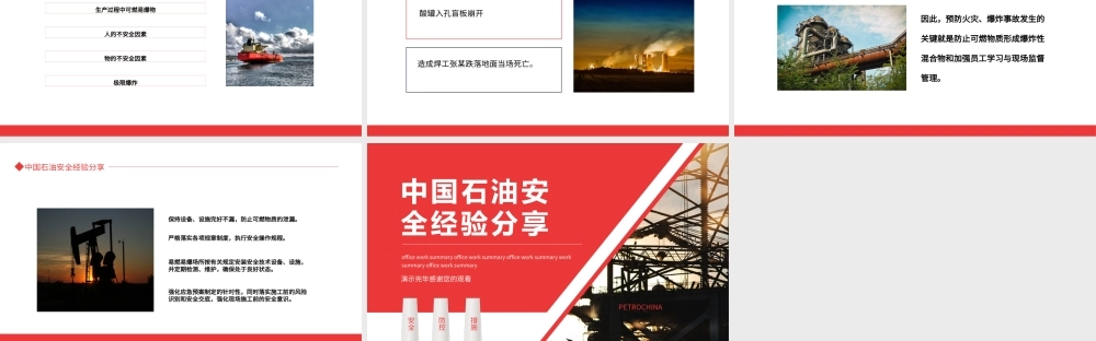 中国石油安全经验分享动态PPT.pptx