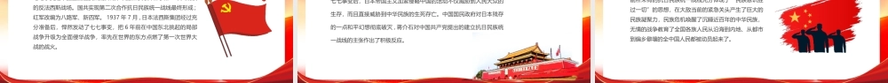 纪念七七卢沟桥事变缅怀历史PPT七七事变缅怀先烈铭记历史PPT课件（带内容）.ppt