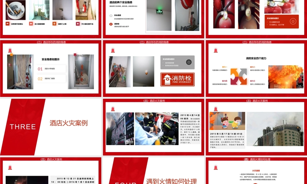 119消防日酒店消防安全知识教育宣传PPT普及消防知识PPT课件（带内容）.pptx