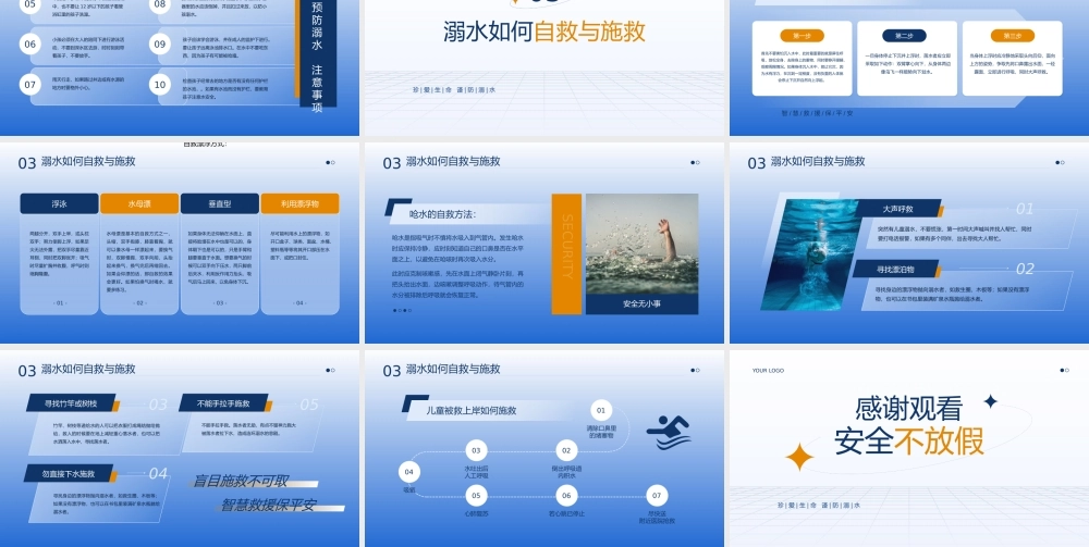 暑假防溺水指南安全教育课件PPT课件（带内容）.pptx