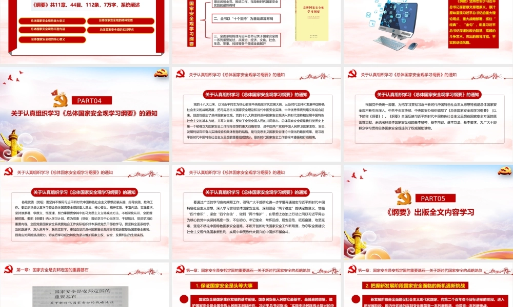 学习《总体国家安全观学习纲要》PPT.ppt
