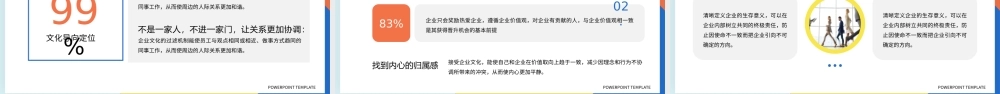 黄蓝简约几何风企业文化培训PPT模板.pptx
