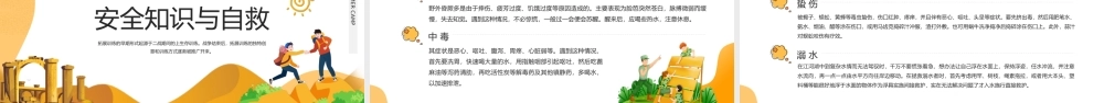 2022儿童夏令营介绍PPT夏令营自救培训PPT课件（带内容）.pptx