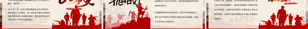 七七事变纪念日PPT纪念卢沟桥事变铭记历史PPT课件（带内容）.ppt