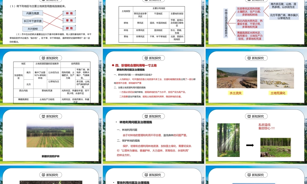 人教版八年级地理下册第三单元《中国的自然资源-土地资源2》PPT课件.pptx