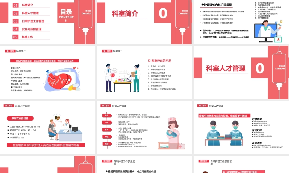 2022护士述职报告PPT医院护士护士长述职报告PPT课件（带内容）.ppt