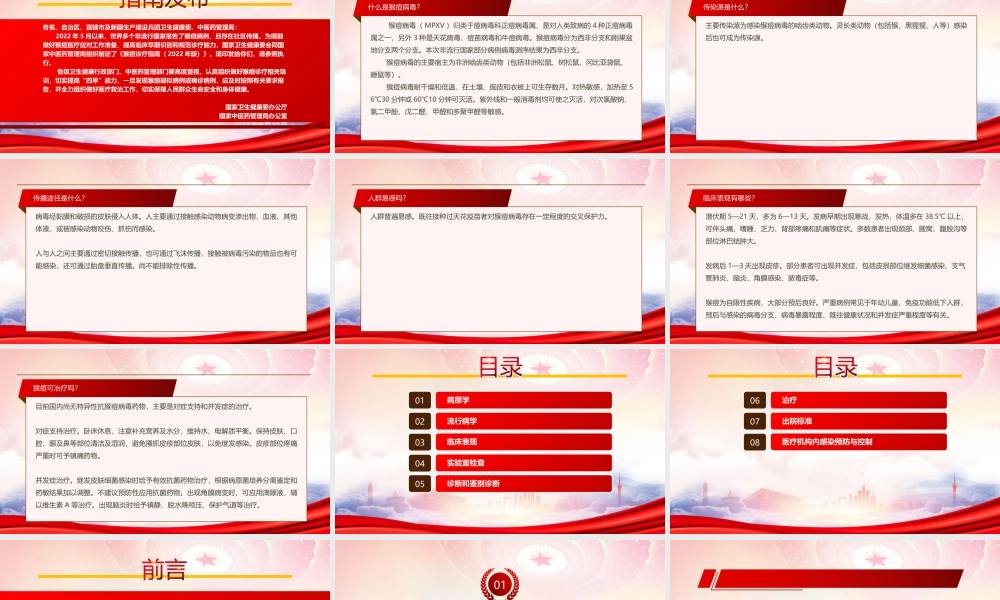 学习2022《猴痘诊疗指南（2022年版）》全文PPT课件（带内容）.ppt