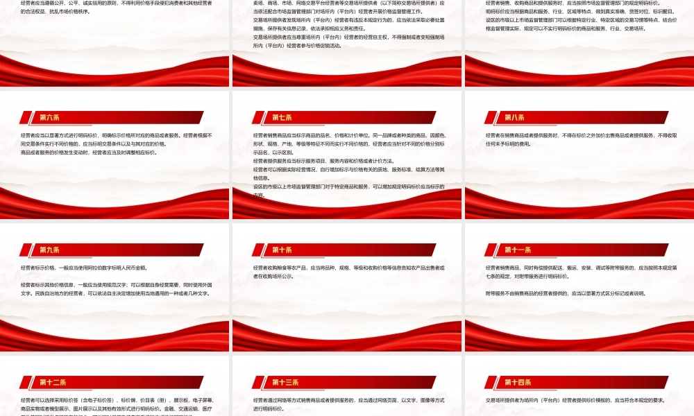 2022《明码标价和禁止价格欺诈规定》全文学习PPT课件（带内容）.ppt