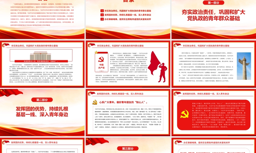 党联系青年最为牢固的桥梁纽带PPT课件（带内容）.pptx