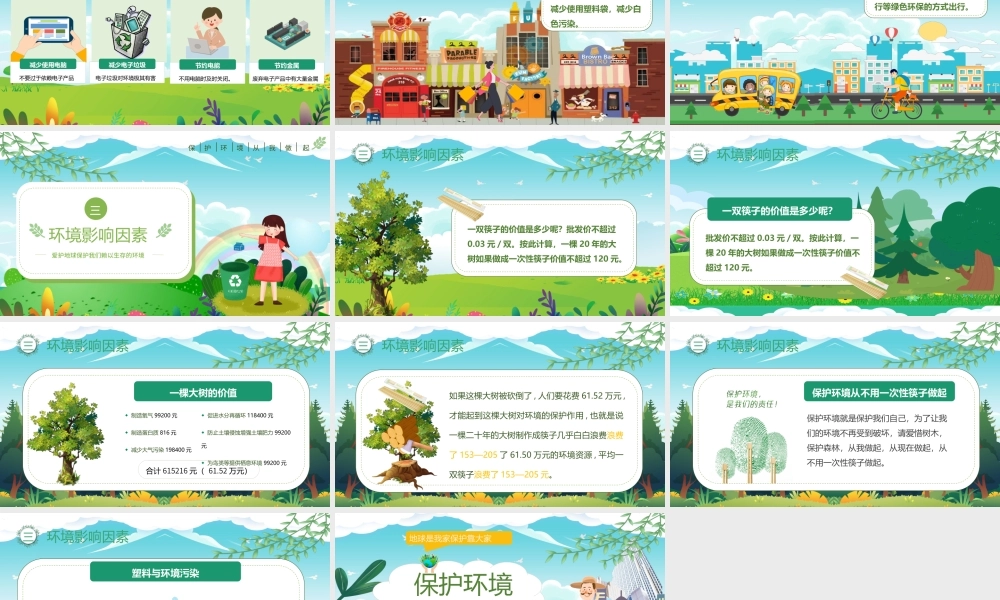 保护环境从我做起PPT世界环境日介绍PPT课件（带内容）.pptx