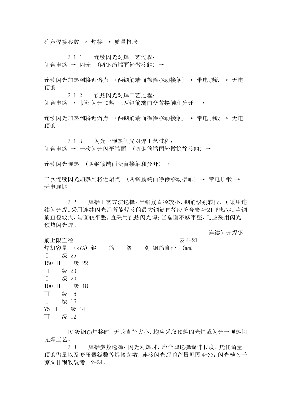 钢筋闪光对焊工艺标准（414-1996）.doc_第2页