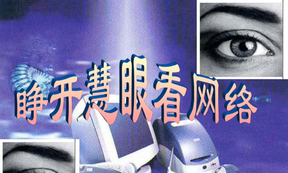 睁开慧眼看网络.ppt