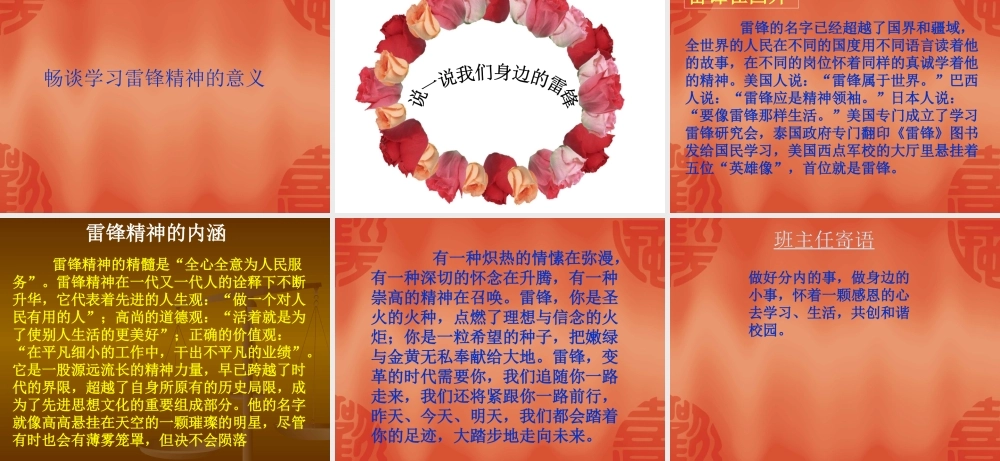 弘扬雷锋精神创建和谐校园.ppt
