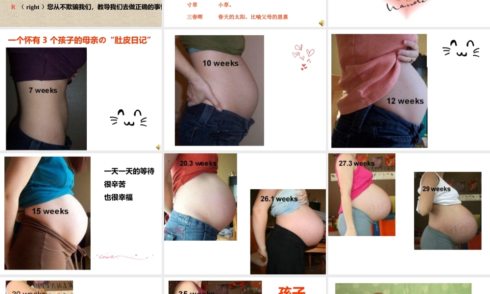 母亲节：感恩母爱.ppt