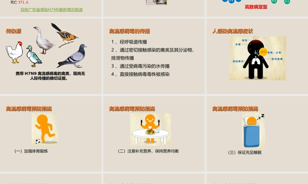 关注健康预防禽流感.ppt
