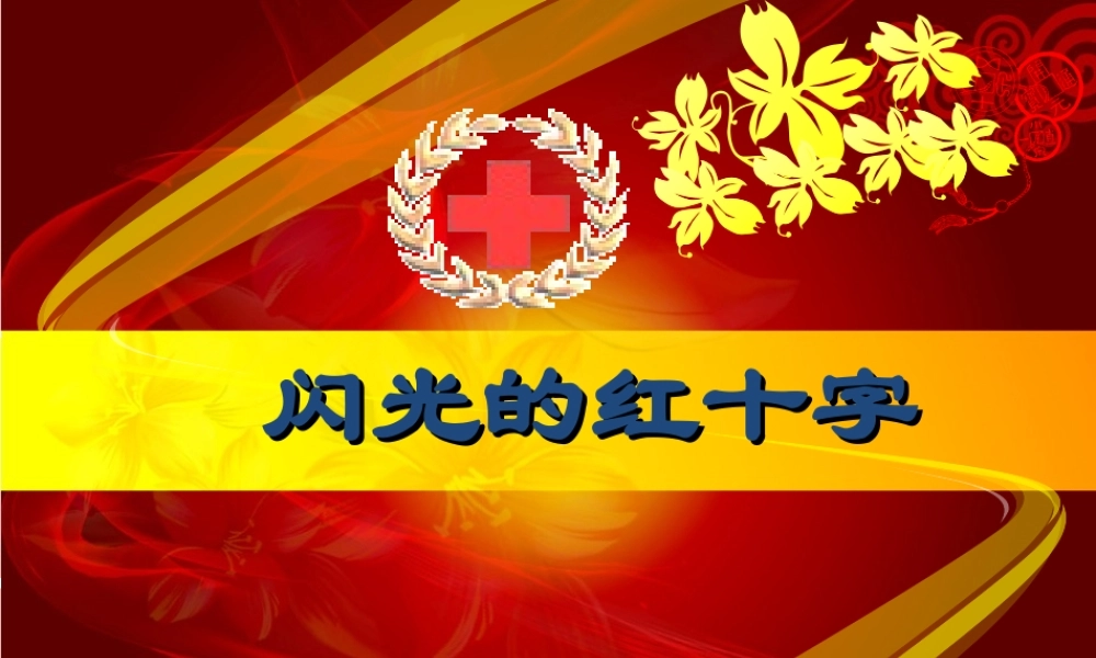 闪光的红十字会.ppt