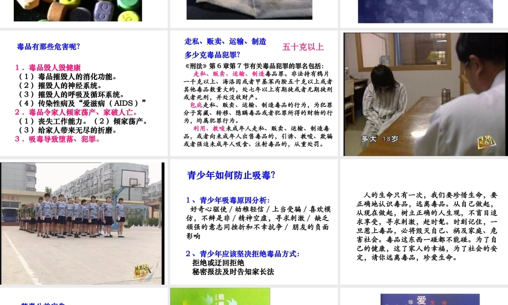远离毒品珍爱生命.ppt