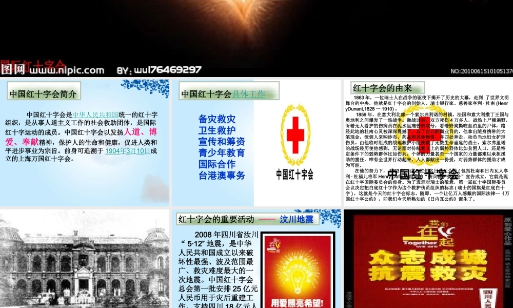 中国红十字会课件.ppt