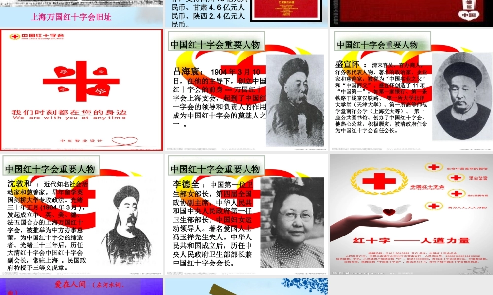 中国红十字会课件.ppt