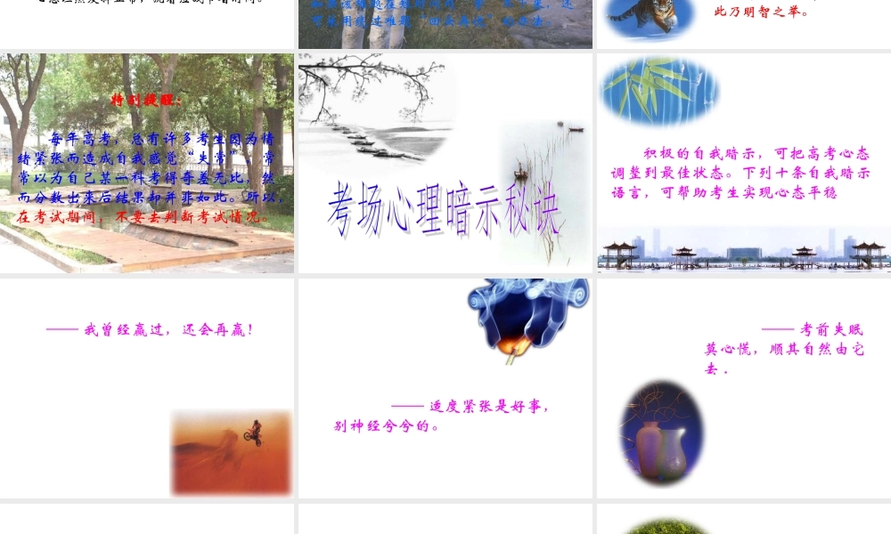 考场心态调节.ppt