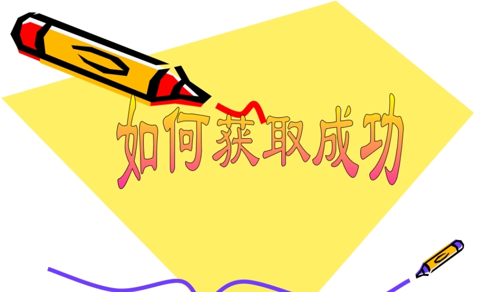 成功之道.ppt
