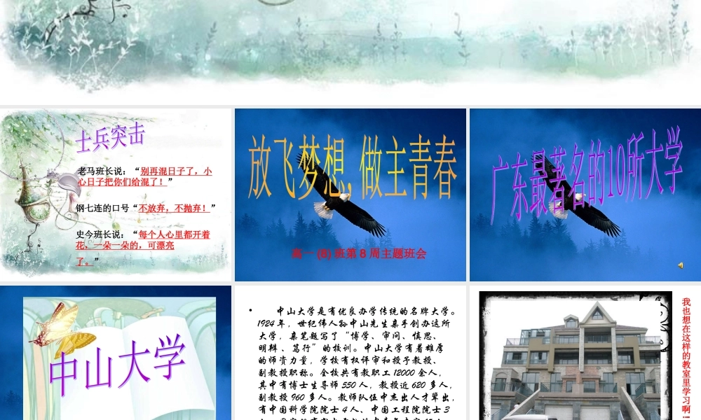放飞梦想,做主青春.ppt