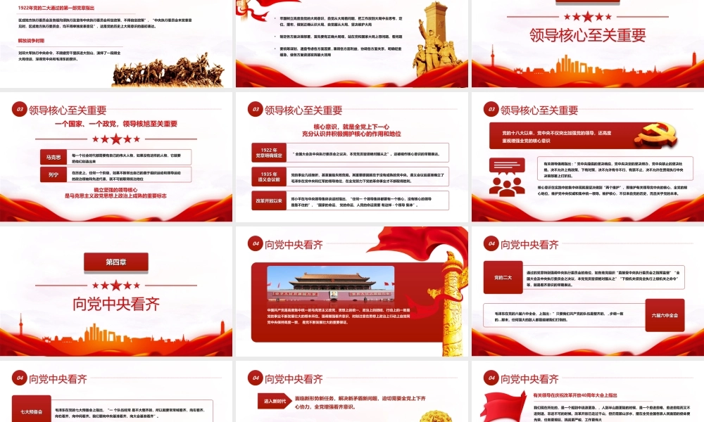 建党101周年党史学习PPT党史视角下的“四个意识”PPT课件（带内容）.ppt