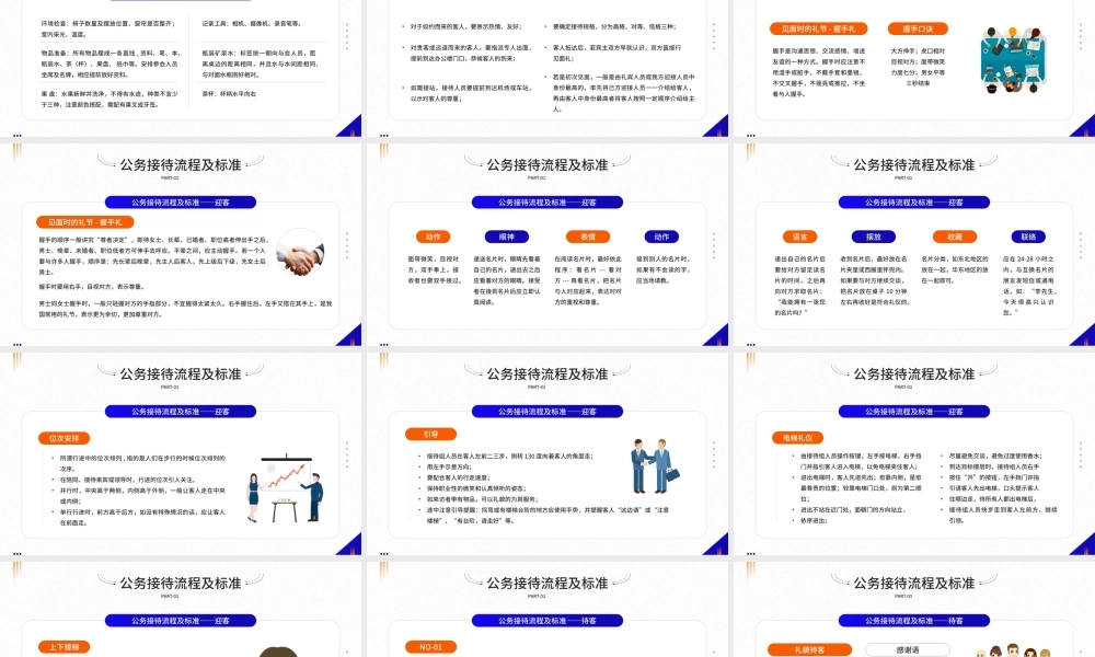 公司接待标准及办会流程PPT课件（带内容）.pptx