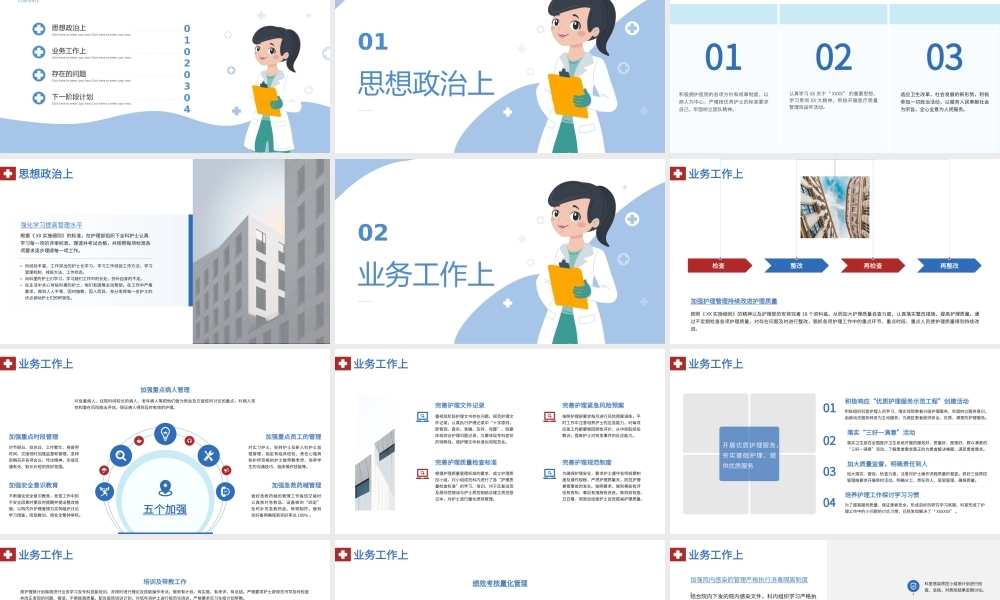 2022外科护士长年终总结年终述职报告PPT课件（带内容）.pptx