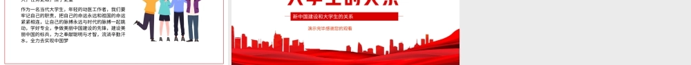新中国建设和大学生的关系PPT建设美丽中国我们怎么做PPT课件（带内容）.ppt