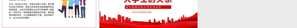 新中国建设和大学生的关系PPT建设美丽中国我们怎么做PPT课件（带内容）.pptx