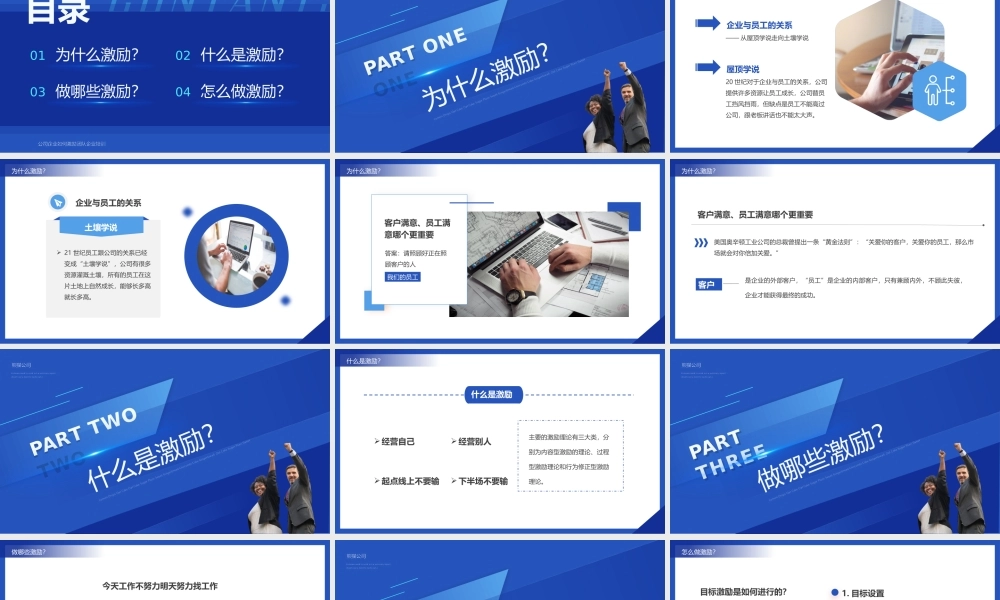 蓝色商务如何激励团队培训动态.pptx